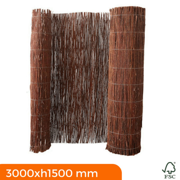 Willow fencing roll 3000x1500 mm