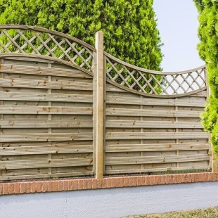FB18018 Frangivento in Legno 180x180/160 cm  - Regno del Legno - 187