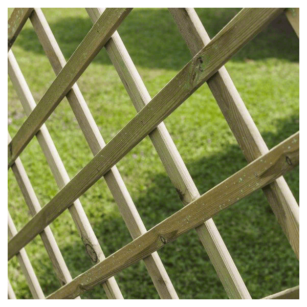 Wooden Trellis an Lattice 1200x1800 mesh 120 mm impregnated in an autoclave