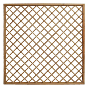 Wooden Trellis 1500x1800 mesh 120 mm impregnated in an autoclave