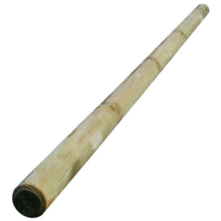Pali per Recinzioni-50 pezzi di palo tondo Ø 10 x H 150 cm senza punta - Regno del Legno - 2145