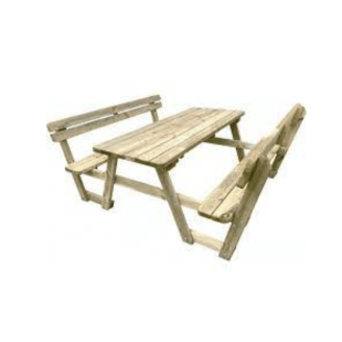 CZ800 Tavolo Pic nic Legno 180x190 altezza 76 cm - Regno del Legno - 2312