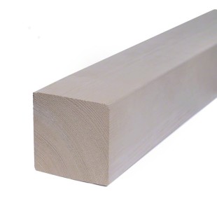Palo in legno quadrato 9x9x140 cm impregnato Grigio Cement
