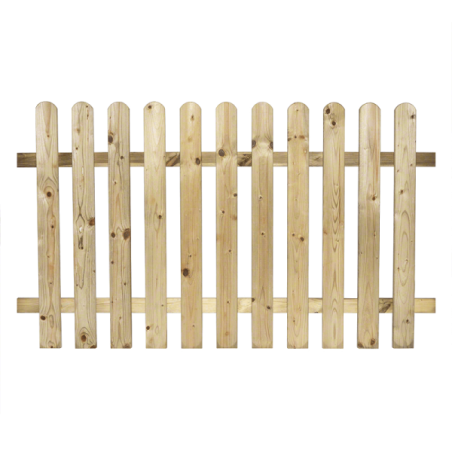 Steccati e Cancelletti-Steccato in Legno 80x180 cm per Giardini e Recinzioni - 2437