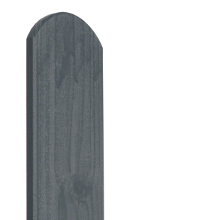 Steccato in Legno 100 x 180 cm impregnata Antracite Sidereo
