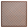 Grigliati in Legno color Noce 1800x1800 mm maglia 60 mm