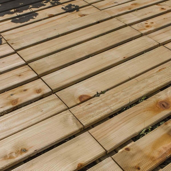 Pavimentazioni in Legno per Esterno-Piastrella Legno Esterno 50x50 cm - 252