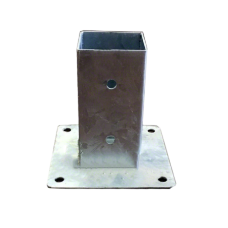 Woodworking Hardware & Timber Fixings-Post Base Socket Bracket 4.5 x 4.5 cm Wooden Post Support Cup Bracket - 2717