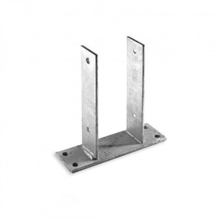 Staffe e Supporti per Travi e Pali in Legno-Supporto ad U  per palo da 7 cm - 2745