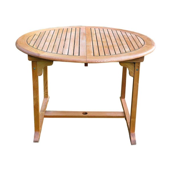 Tavolo in legno  di Acacia rotondo allungabile