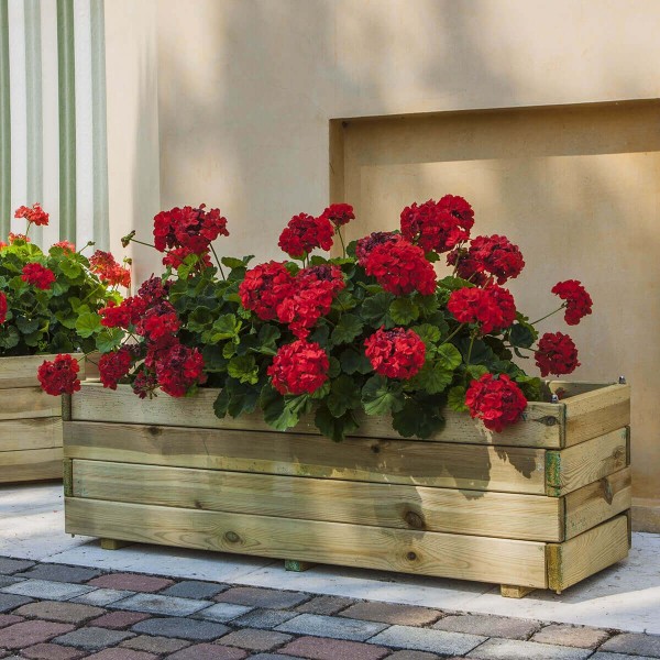 Treated wood planter 400x1500 mm