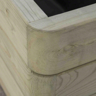 FI0606 Fioriera Legno Robusta 40x40x57 cm - Regno del Legno - 3012