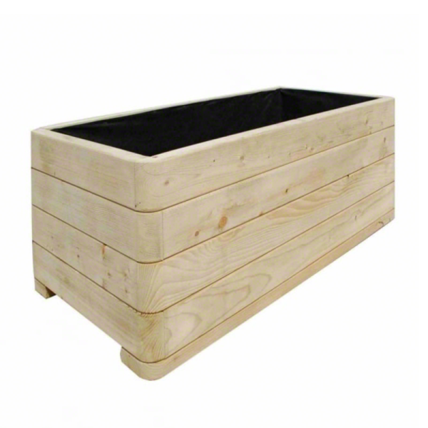 Wood planters-100 Cm Outdoor Wooden Planter Box - 3015