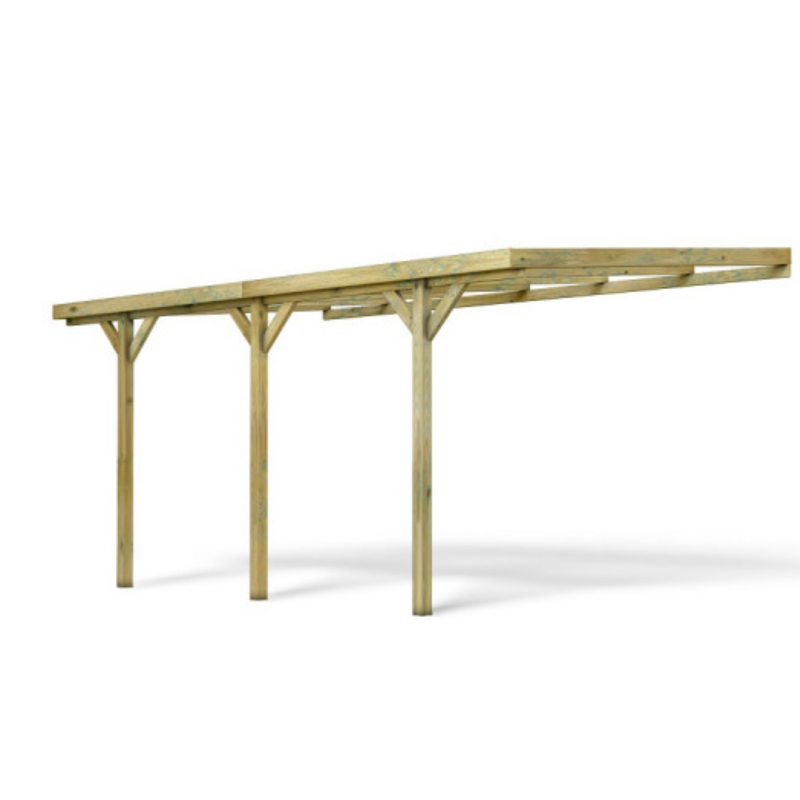 Pergola addossata legno 3x5.24 cm