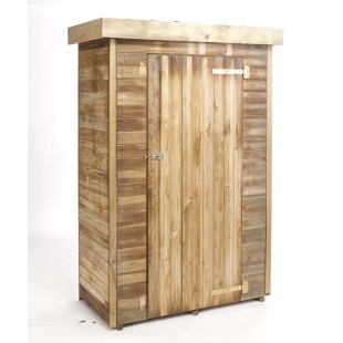 0491-Armadi da esterno-Casetta porta attrezzi in legno 130x69x h200 cm - Regno del Legno - 3131