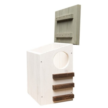 Nests and Feeders-Buffy squirrel house - 3258