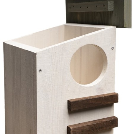 Nests and Feeders-Buffy squirrel house - 3259