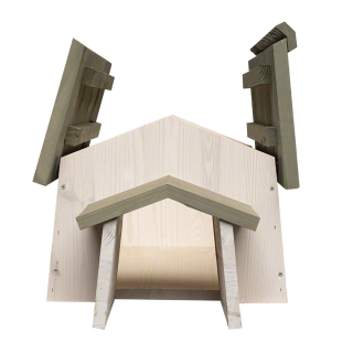 Nidi Artificiali -Casetta riccio Smokey - Regno del Legno - 3320