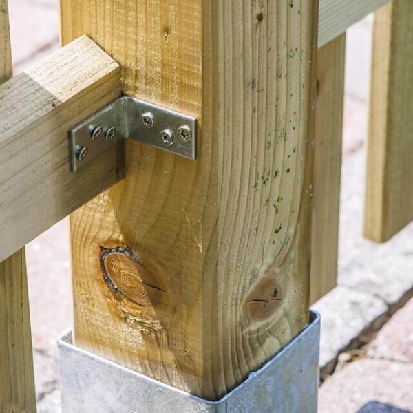 Wooden fences-16 pcs Wooden Fence 180x100 cm for Outdoors - 3330