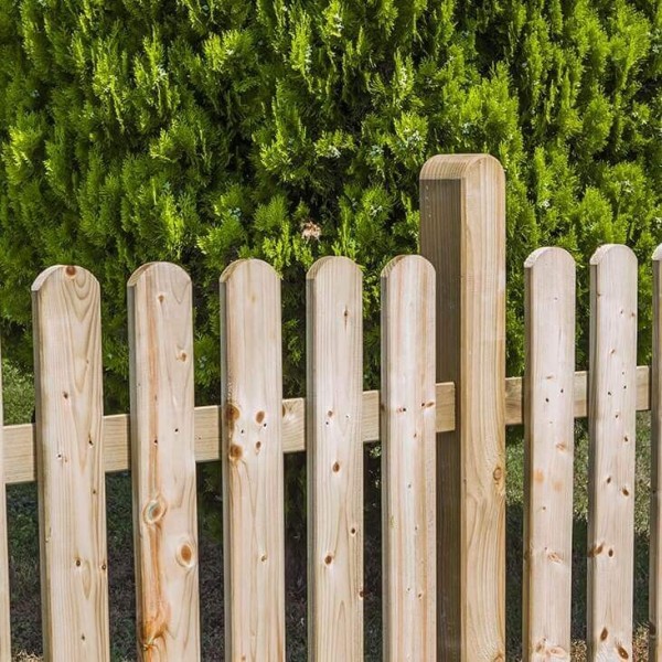 Wooden fences-16 pcs Wooden Fence 180x100 cm for Outdoors - 3333