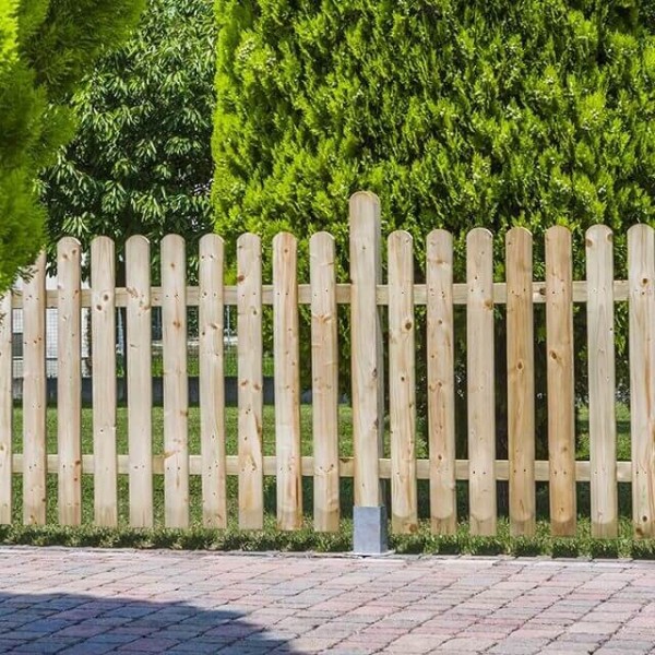 Wooden fences-16-Piece Pressure Treated Wooden Fence Panels 180 x 80 cm - 3345