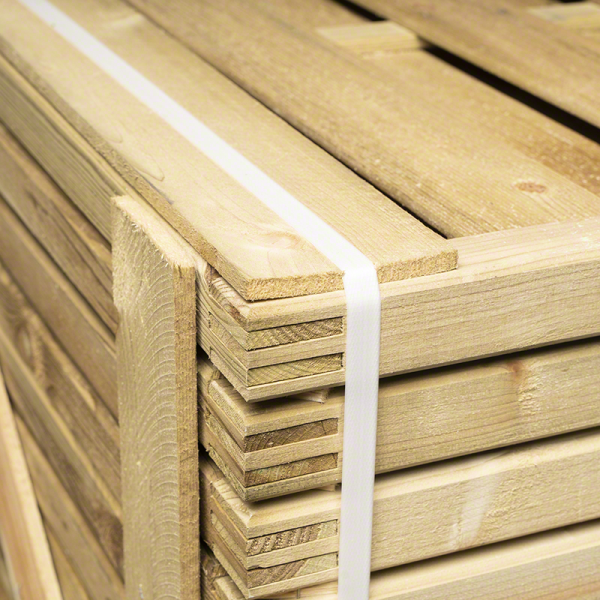 Wood fence panels-Pack Of 12 Wooden Garden Windbreak Panels 120 X 180 Cm - 3419