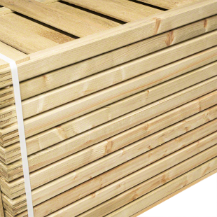 Frangivento e Frangivista-12 pz Frangivento in Legno 60x180 cm - Regno del Legno - 3433
