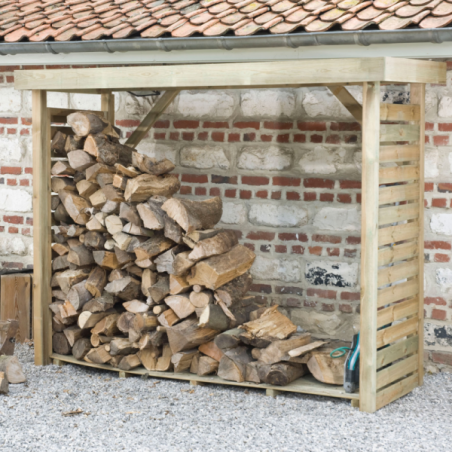 Woodshed-Wooden shed 238x89 h 183 cm - 3476 Woodshed-Wooden shed 238x89 h 183 cm - 3476