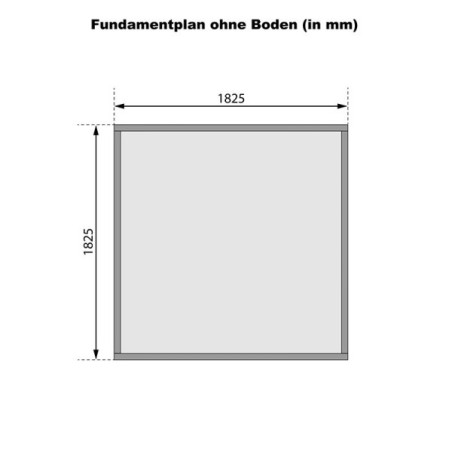 Wooden Garden Cottages-Wooden Garden Shed Amberg 2 Earth Gray ➤ 186x186 cm (WxD) - 3619 Wooden Garden Cottages-Wooden Garden Shed Amberg 2 Earth Gray ➤ 186x186 cm (WxD) - 3619