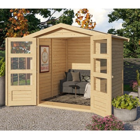 Casette in Legno per Giardino-Casetta di Legno Amberg 2  ➤ 186x186 cm (LxP) - 3637 Casette in Legno per Giardino-Casetta di Legno Amberg 2  ➤ 186x186 cm (LxP) - 3637