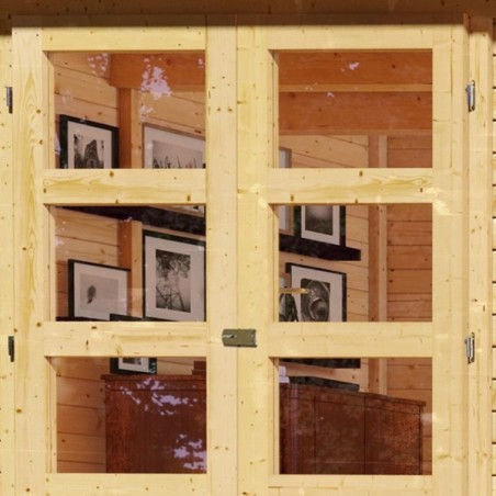 Casette in Legno per Giardino-Casetta di Legno Amberg 2  ➤ 186x186 cm (LxP) - 3641 Casette in Legno per Giardino-Casetta di Legno Amberg 2  ➤ 186x186 cm (LxP) - 3641