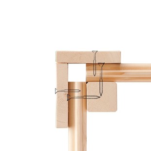 82973 Casetta in legno Amberg 4 - Regno del Legno - 3706