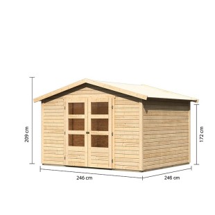82973 Casetta in legno Amberg 4 - Regno del Legno - 3710