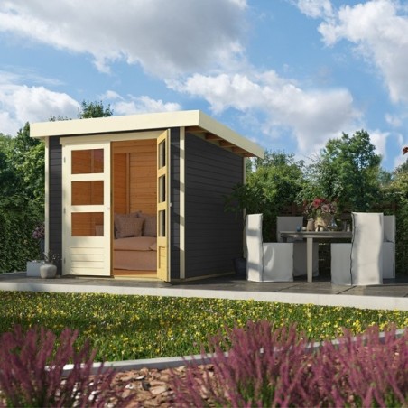 Wooden Garden Cottages-Askola 2 wooden house in Earth Gray color ➤ 213x217 cm (WxD) - 3736