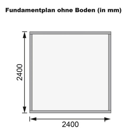 Wooden Garden Cottages-Kanden 3 Wooden Garden Shed Earth Gray ➤ 244x244 cm (WxD) - 3992 Wooden Garden Cottages-Kanden 3 Wooden Garden Shed Earth Gray ➤ 244x244 cm (WxD) - 3992
