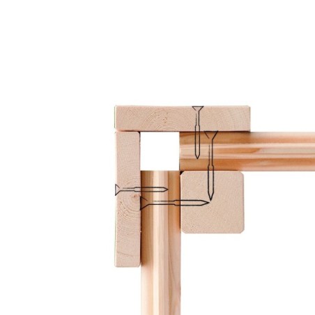 Casette in Legno per Giardino-Casetta da Giardino Kanden 3 in Legno al naturale ➤ 244x244 cm (LxP) - 4013 Casette in Legno per Giardino-Casetta da Giardino Kanden 3 in Legno al naturale ➤ 244x244 cm (LxP) - 4013