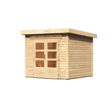 Wooden Garden Cottages-Kanden 3 Garden Shed in Natural Wood ➤ 244x244 cm (WxD) - 4018 Wooden Garden Cottages-Kanden 3 Garden Shed in Natural Wood ➤ 244x244 cm (WxD) - 4018