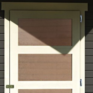 73468 Casetta in legno Schwandorf 3 impregnata Grigio Terra - Regno del Legno - 4263