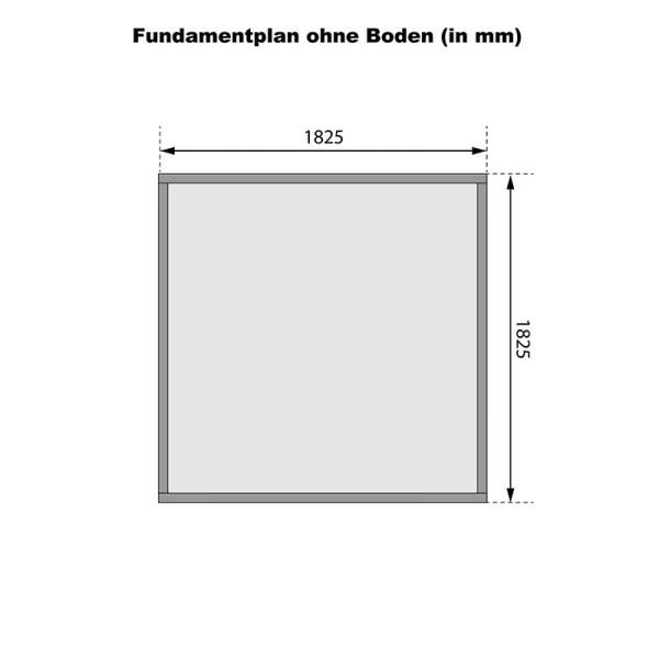 Wooden Garden Cottages-Anthracite Garden Shed Stockach 2 ➤ 186x186 cm (WxD) - 4313