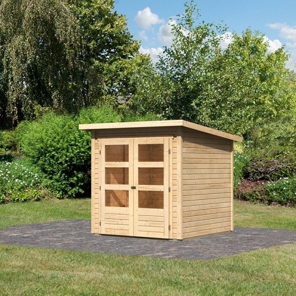 Wooden Garden Cottages-Garden shed Stockach 2 ➤ 186x186 cm (WxD) - 4343