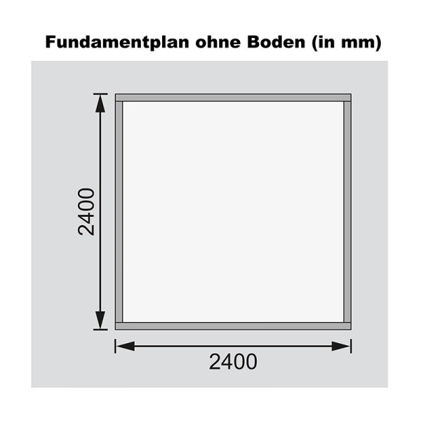 Casette in Legno per Giardino-Casetta in legno Theres 3 ➤ 244x244 cm (LxP) - 4410
