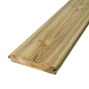Pine tongue and groove board 20x120x2400 mm