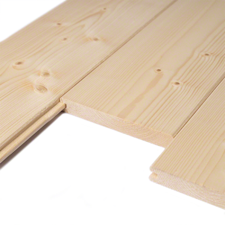 Confezione sottotetto per casette in Abete 19x150x2400 mm (12,00 €/m²)