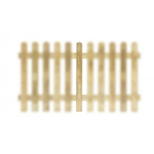 Steccati e Cancelletti-Stecca per recinto 1,6x9,5 altezza 180 cm per steccato in legno - Regno del Legno - 4605