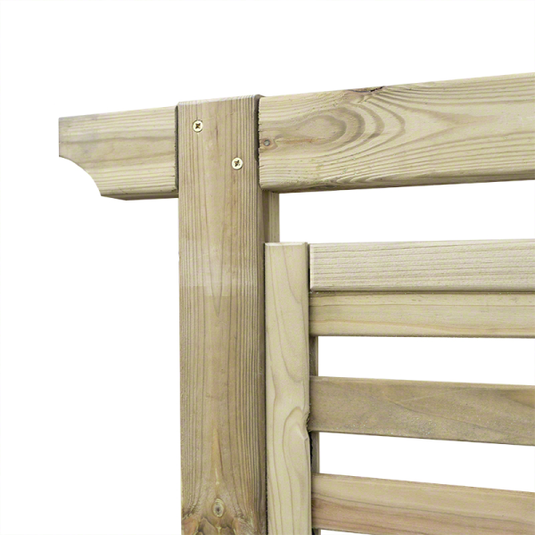 Wood planters-Planter with Grid 180x30 h180 cm: Elegant Solution for Climbing Plants - 4735