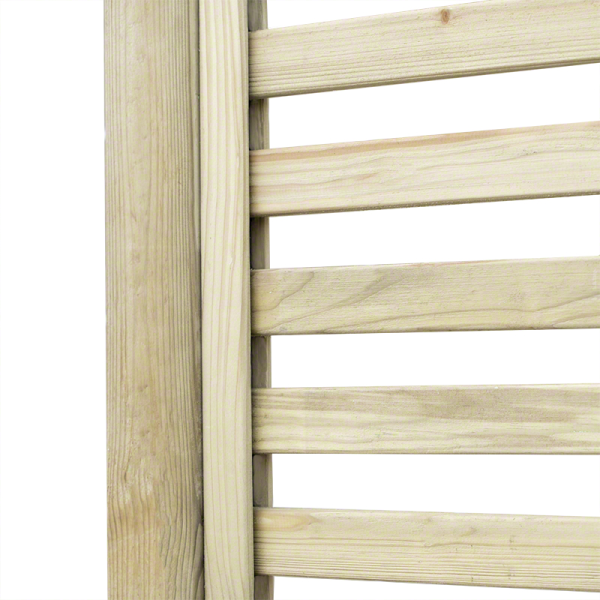 Wood planters-Planter with Grid 180x30 h180 cm: Elegant Solution for Climbing Plants - 4739