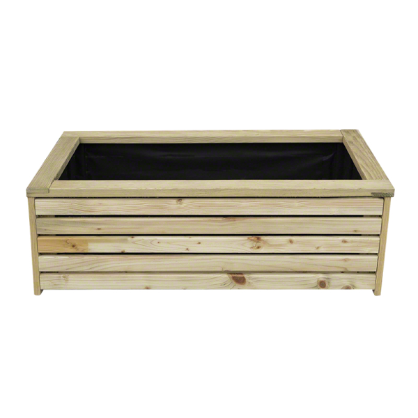 Wood planters-Rectangular Outdoor Planter 30 x 60 cm - 4776
