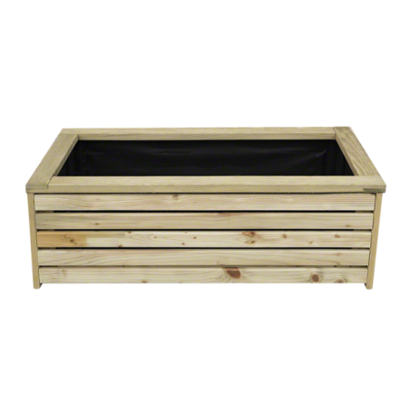 Wood planters-Rectangular Outdoor Planter 30 x 60 cm - 4776 Wood planters-Rectangular Outdoor Planter 30 x 60 cm - 4776