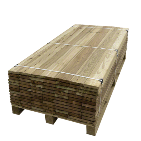 Wood decking-Decking Boards 2.7 x 14.5 x 240 cm (84 pcs) - Pool Flooring - 4950