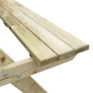 Tavoli Pic Nic Legno -Tavolo pic nic legno 180x160 cm spessore extra da 4 cm: per 6-8 persone - Regno del Legno - 5160